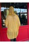 Yellow Color Hooded Mercerized Cardigan - 6