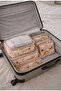 Luxury Baby 6-Piece Patterned Mesh Suitcase Organizer Bag Organizer Pink - 3