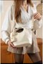 Women's Puppy Crossbody Shoulder Bag Cream - 2