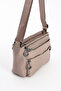 Women's 6-Compartment Medium Size Waterproof Parachute Fabric Crossbody Shoulder Bag (29X18 cm)