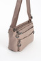 Women's 6-Compartment Medium Size Waterproof Parachute Fabric Crossbody Shoulder Bag (29X18 cm)