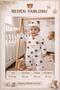 Baby Boy Muslin Fabric 2-Piece Beret Overalls - 4
