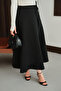 Women's Side Tie Hijab Long Skuba Skirt - 2