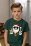 Unisex Children's T-Shirt with Santa Claus Print