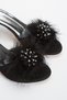 Women's Thick Heeled Very Stylish Bridal Dowry Slippers - 4