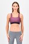 Women Brand Logo Padded Sports Bra, Maroon