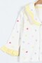 Ruffled Colorful Heart Baby Girl Pajama Set with Bandana, 3-Piece, 100% Cotton - 7