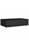Wall-mounted Drawer Shelves 2 pcs Black 40x23.5x10cm MDF - 5