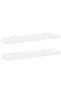 Picture Frame Ledge Shelves 2 pcs White 40x9x3 cm MDF - 5