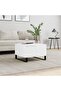 Coffee Table White 55x55x36.5 cm Engineered Wood