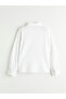 Meral Collection White Boy's Gabardine Shirt - 3