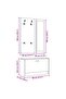 3-in-1 Shoe Cabinet Set Black Engineered Wood - 7