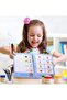 دفتر تدريب على الكتابة اليدوية باللغة العربية مقاس A5، 4 دفاتر، رياضيات، أرقام، حروف عربية، رسم - 4