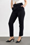 Women's Double Fabric Belted Trousers - 4