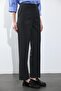 Anthracite Elastic Waist Cigarette Trousers 00191 - 5
