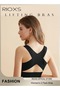 2 Pack Women's Front Closure Bras, Wireless Seamless Push-up Bras, Lingerie Shaper Support Tops with - 3