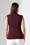 Women's Sleeveless Bodysuit 21757 Mürdüm - 4