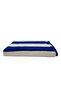 Blue - White Large Cabana Stripe 90 x 180 Cm Beach Towel Set of 01 Pc