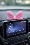 Pink Bow Torpedo Ornament Car Ornament - Car Interior Accessory Decorative Bow - Auto Accessory - 2