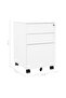 Mobile File Cabinet White 39x45x60 cm Steel - 3