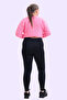 Women's Black High Waist Comfortable Fit Stretch Fabric Shaping / Sculpting Leggings -Plus Size Range- - 6