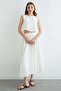 Muslin 2-Piece Set with Elastic Waist and Tasseled Skirt - 5