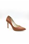 Genuine Leather Stiletto Taba Color Krvn1352 - 4