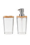 Lcw Home Mixed Wood Covered Bathroom Set 2-Piece Bathroom Set 2-Piece - 4