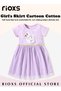 Toddler Girls A-line Tutu Dress, Summer Round Neck Short Sleeve Tulle Dress, Breathable Cotton Princ - 2