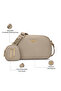 Women's Camera 2 Compartment Soft (Taupe) - 3