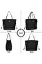 Canva Laptop Tote (Black) - 6