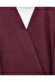 Side Tie Strap Kimono - Burgundy - 3