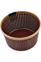 Nakoda Coco Silky Basket | Premium Plastic Storage Basket for Home, Kitchen & Office | Elegant Woven
