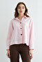 Heart and Sun Embroidered Casual Shirt - 4