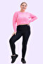 Women's Black High Waist Comfortable Fit Stretch Fabric Shaping / Sculpting Leggings -Plus Size Range- - 5