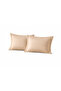 Satin 100% Cotton Oxford Pillowcase 2-Piece Striped Satin