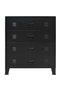 Chest of Drawers Metal Industrial Style 78x40x93 cm Black - 2