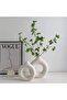 Two-piece cement vase set - 2
