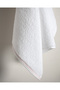 Angelise 100% Cotton Face Towel - White/Powder - 50X70 cm - 4