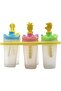 6 PCS Fruit Shaped Ice Cream Mould Set - 2