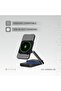 Aurora 3-in-1 Wireless Charger with MagSafe, 15W Fast Qi & Foldable Design - 3
