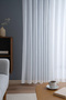 Natural Modern Mesh Textured Linen Tulle Curtain 1X3 Pliated Living Room Bedroom Children's Room - 2