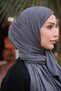 Anthracite Cazz Scarf Combed Cotton Shawl - 4