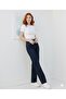 Flara High Waist Extra Dark Blue Jean Stretch Fabric Soft Palazzo - 2