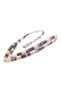 Hakan Turan Signed Cut-Out Model Beige Purple Crimped Amber Prayer Beads - 4