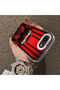 iPhone 17E Compatible Silicone Edge Hard Back Anti-Fall Phone Case Sports Car Patterned - 3