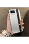 iPhone 17E Compatible Silicone Edge Hard Back Anti-Fall Phone Case with Porsche Pattern