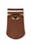 4-Piece Baby Cotton Daily Socks – Striped & Patterned, Non-Slip Sole, High Quality - 3