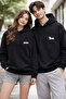 February 14 Valentine's Day Printed 2-Piece Double Combination Hooded Sweatshirt Hoodie - 2