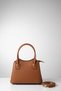 Women's 2-Compartment Faux Leather Hand and Shoulder Bag - Daily Stylish Bag with Accessory Detail 17X22X12 - 4